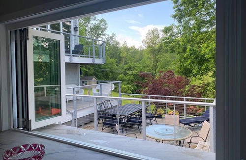 Danbury House | Candlewood Lake Perfection: Large and very private House, property and pool.