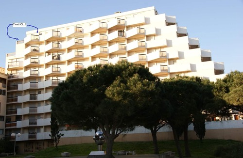 Le Port Apartment | Canet - 2 room apartment + cabin, terraces + panoramic balcony with sea view