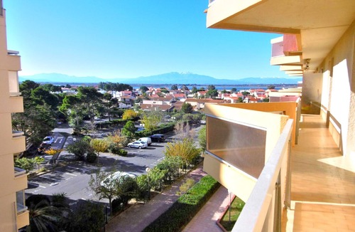 La Cote Radieuse Apartment | Canet-en-Roussillon: spacious T3, 6 people, panoramic terrace