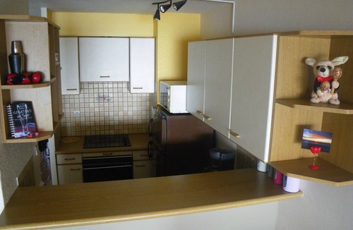 La Cote Radieuse Apartment | Canet plage beau T2 waterfront, Breathtaking sea view, Private Parking Wifi