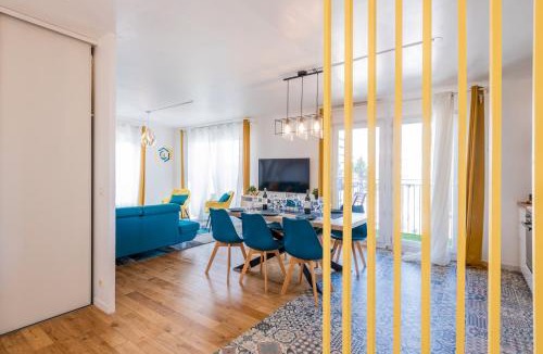 Saint-Denis Apartment | CAOPEO - Top Hôte Paris - 8 personnes Balcon Parking