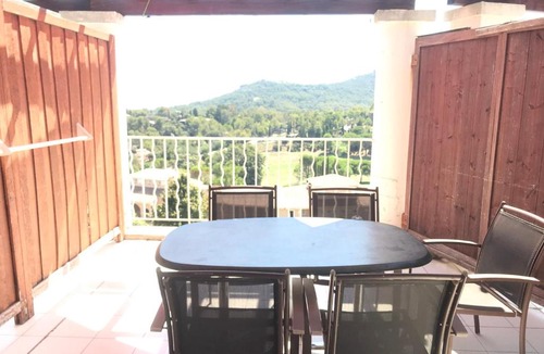 Cap Esterel Apartment | Cap Esterel: Duplex 3 pièces vue mer, climatisation - FR-1-504-658