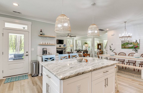 Bay Ridge House | Cape Charles Home: Private Pier & Beach-Front Deck