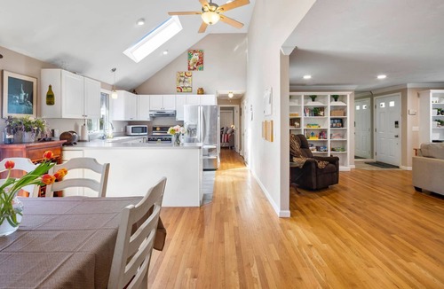 East Harwich House | Cape Cod Nest: A Spacious Home with Large Deck, & Beautiful Yard with Firepit