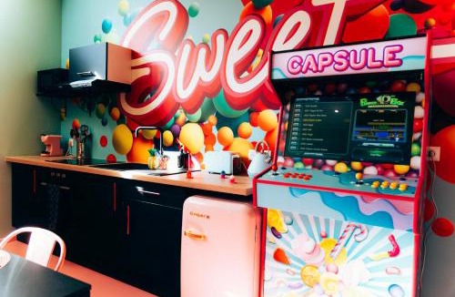 Douai Apartment | Capsule Bonbon - Balneo - Sauna - Billard - Nintendo Switch