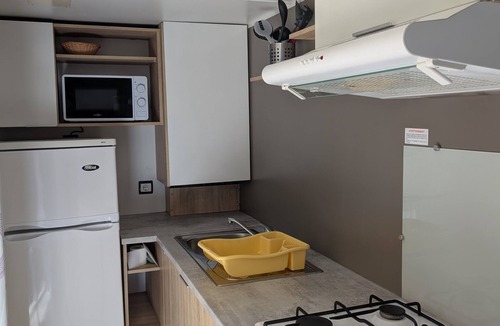 Vaulnaveys-le-Bas RV Rental | Caravan “Chalet Portland N°42” with Shared Pool