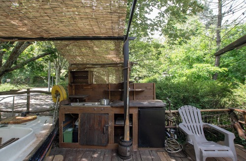 Malbosc RV Rental | Caravan 'La Pêcherie' with Private Terrace