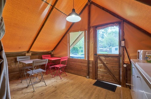 Mens RV Rental | Caravan "Tente 4 Personnes" with Shared Pool & Shared Terrace