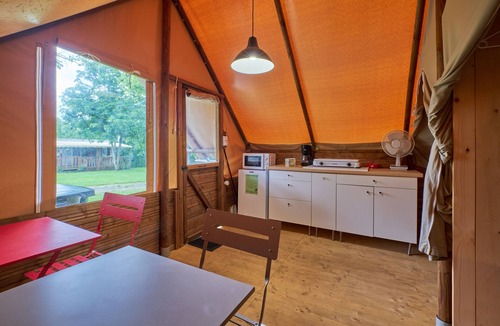 Mens RV Rental | Caravan "Tente 4 Personnes" with Shared Pool & Shared Terrace