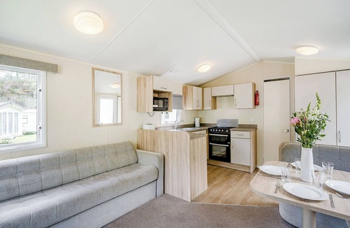 Longridge House | Caravan with one double and own twin.