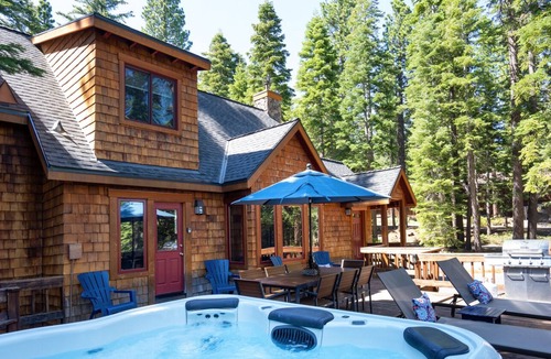 Ridgewood House | Carnelian Bay Home w/Dock/Pier, Deck, Spa, Partial Lake Views