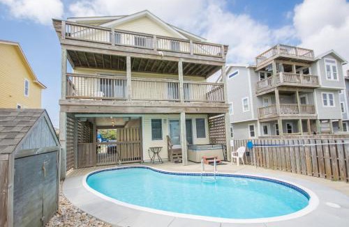 Sea Retreat House | Carolina Kai II - Kitty Hawk MP 3, 228 Yards to Beach, Ocean View, Pool, Hot Tub
