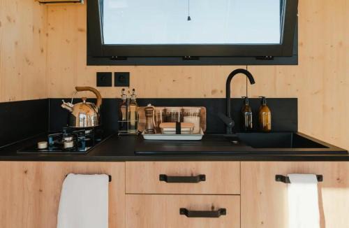 Lalleu Cabin | Carré d'Ach - Parcel Tiny House - Tiny House près de Rennes entourée par les chevaux MAE-7543