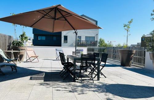 Les Hauts de Saint-Aubin Apartment | Casa Botanica : Rooftop1