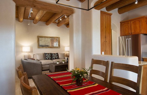 Northeast Santa Fe Condo | Casa de los Suenos: Private Hot Tub + Sauna Retreat