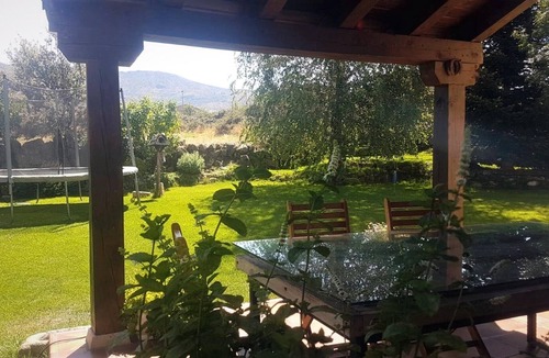 Otero de Herreros House | Casa Lobos comfortable fireplace