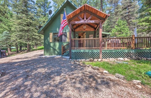 Cloudcroft House | 'Casa Verde' Cabin w/Fire Pit: 4 Mi to Ski