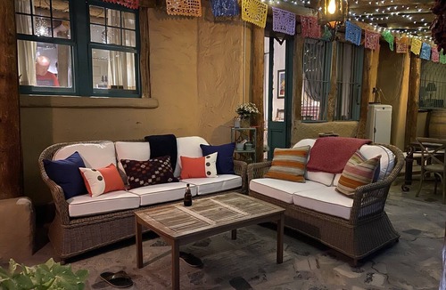 Las Cruces Apartment | Casita Florecita - downtown at the historic Hacienda de Las Cruces