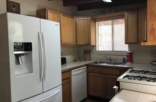 Tanque Verde Cabin | CASITA ON 10.5 ACRE GUEST RANCH! Sleeps 4! Pool! Full kitchen, BBQ, firepit!