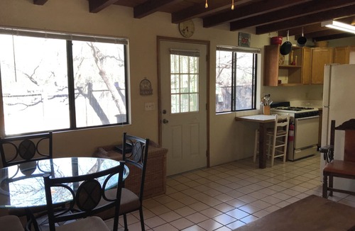 Tanque Verde Cabin | CASITA ON 10.5 ACRE GUEST RANCH! Sleeps 4! Pool! Full kitchen Private Yard, BBQ!