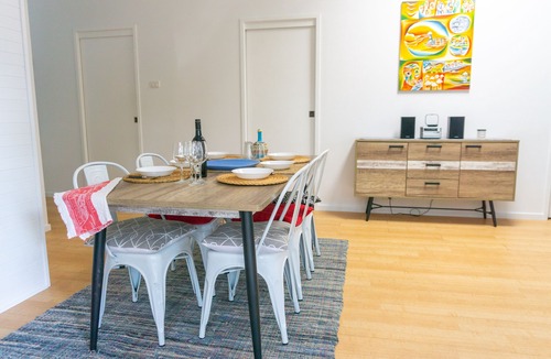 Macmasters Beach House | Castaway Macmasters Beach House | Opposite beach path | Pet friendly