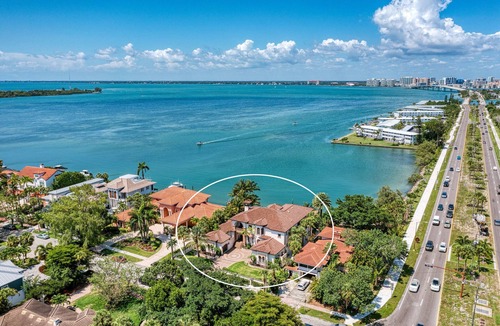 Saint Armands Key House | Castle on the Bay Estate-St. Armands-Lido Beach-6 BD-Pool-Spa, Boat-Jet Ski Dock