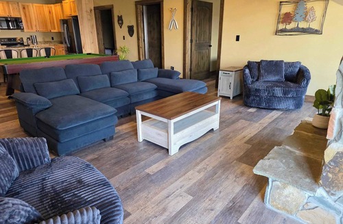 New Lisbon House | Castle Rock Lake Front | Pontoon | Private Beach | Billards Table