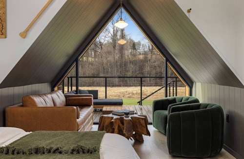 Fayetteville House | Cathedral Cabin · Designer A-Frame · 10 Acres