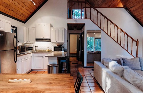 Gilboa House | Catskill Forest A-Frame: Wood Fired Hot Tub, Sauna, Stars!