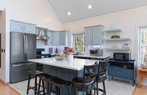 Margaretville House | Catskills Getaway Home W/Hot tub, Game room, fire pit and basketball court
