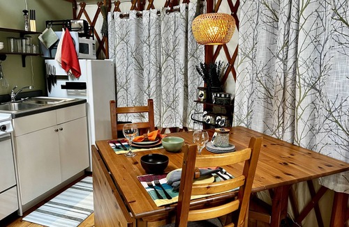 Meredith House | Catskills Luxury Yurt - Awesome Glamping experience near Oneonta & Cooperstown