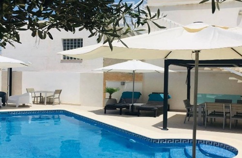 San Miguel de Salinas Villa | CBA Casa Bohemios AZUL: modern villa with private pool at Costa Blanca Spain