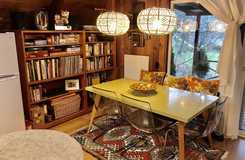 Longbranch Cabin | Cedar A-Frame with sunset views over the cove