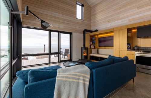 Inverness County Cottage | Cedar - Luxury Oceanview Cottage with Hot Tub & Private Beach Access near Cabot Trail
