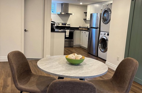Bowmanville Apartment | Cedar Suite - Patio, full kitchen & in-suite laundry