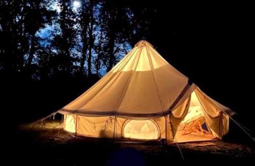 Boss House | Celestial Glamping Bell Tent Oasis Near Sinking Creek, Missouri