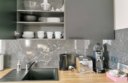 Moyen-Vernet Apartment | Cemoi Studio Hammam 4 people with terrace
