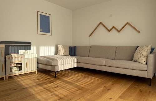 Graechen Ski Chalet | Central apartment "Sunnuhof Lodge" with mountain view