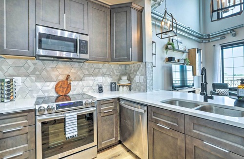 Atlantic Station Area Apartment | Central Atlantic Station Loft in Walkable Location