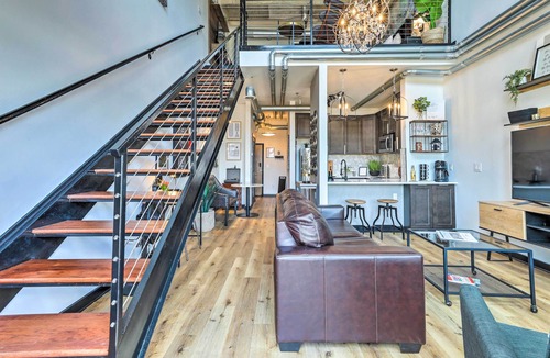 Atlantic Station Area Apartment | Central Atlantic Station Loft in Walkable Location