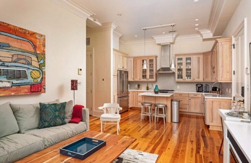 Harleston Village Apartment | Central King St Condo: Private Balcony, Full Kitchen & Comfort for 6 Guests