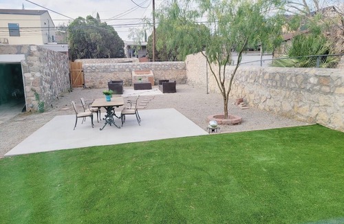 El Paso House | Central location, King Bed with Large Pet Friendly yard
