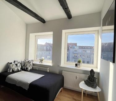 Randers Apartment | Central Luxus Apartment Free Private Parking