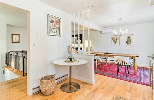 Brodheadsville House | Centrally Located Pocono Home w/ Deck & Patio