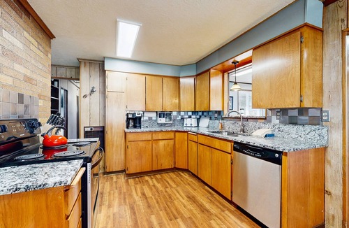 Rockaway Beach House | Centrally located home with lake views, private pool & spacious deck