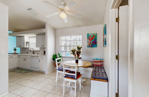 Trailer Estates House | Centrally located and dog friendly with heated pool, WIFI, pool table and WD