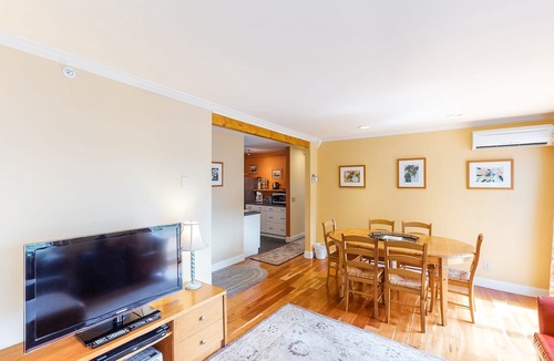 Stowe Area Condo | Centrally located condo w/2 decks & shared pool/hot tub - walk to everything