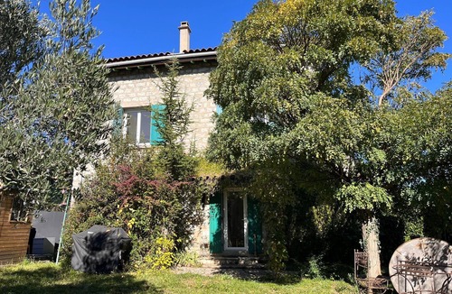 Saint-Etienne-de-Fontbellon House | Charming Holiday Home in Aubenas with Private Garden, Balcony and Air Conditioning