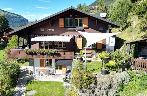 Wengen Ski Chalet | "Chalet Acheregg" with spectacular mountain views