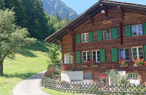 Burglauenen Ski Chalet | Chalet "Alpen-Paradies Grindelwald" with whirlpool